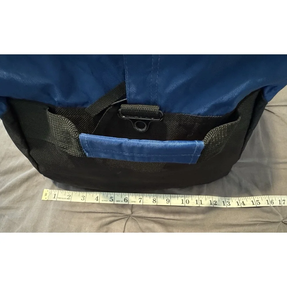 Disney Large Blue Mickey Mouse Travel Duffle Bag Embroidered Daddy